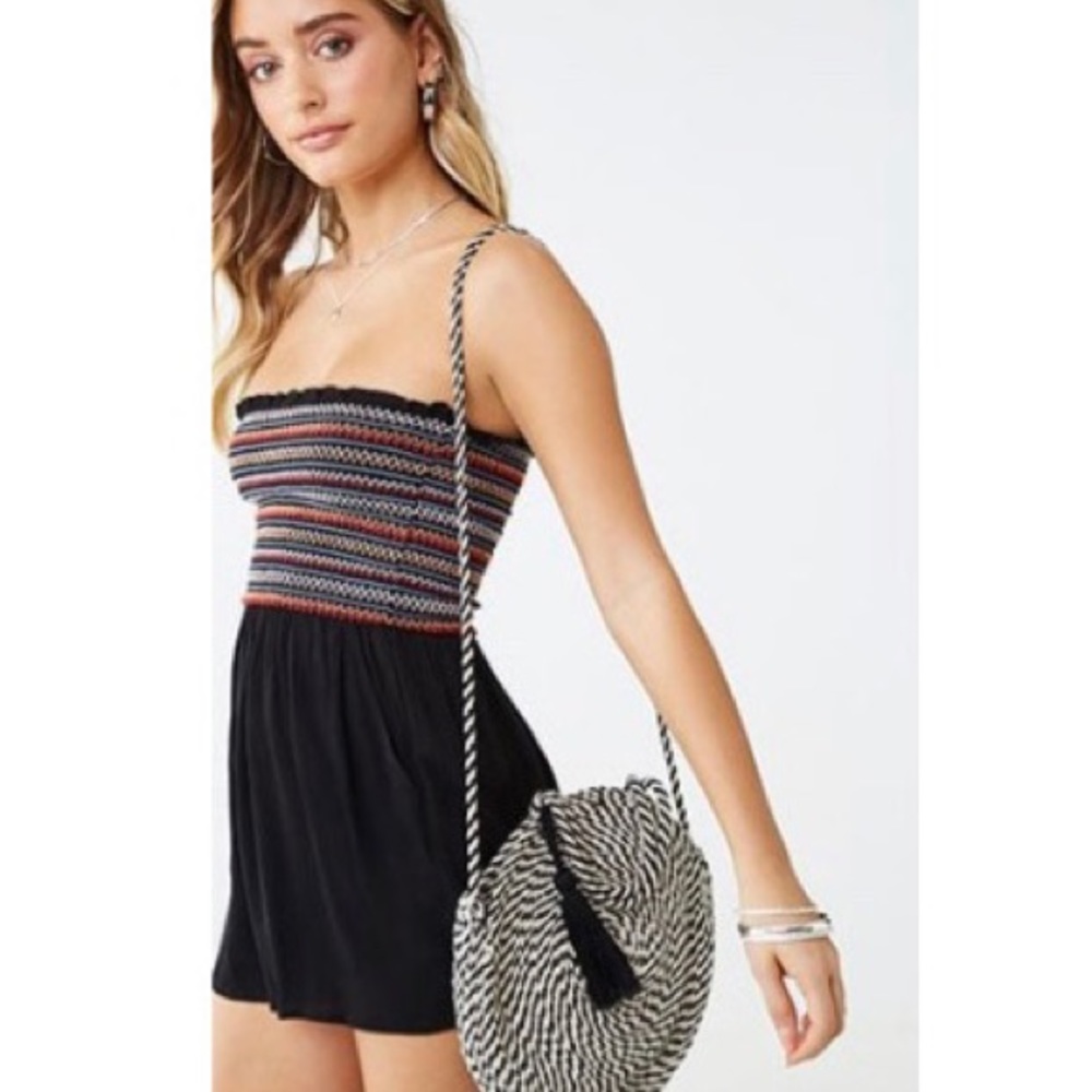 Smocked Tube Romper